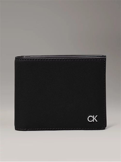 METAL CK BIFOLD 5CC W/COIN CALVIN KLEIN | K50K512294/BEH